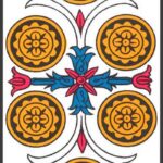 Significado del Seis de Oros en el tarot Marsella